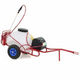 Irroratrice carrellata a batteria 12V da 70 L - Pompa irroratrice elettrica con gancio