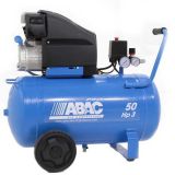 Abac Montecarlo L30P - Compresseur d'air électrique sur chariot - Moteur 3 CV - 50 L