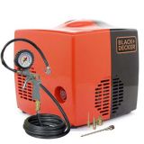 Black & Decker BD195 Cubo - Compresseur d'air électrique compact portatif - Moteur 1.5 CV - 8 bars