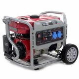GeoTech Pro GGP 3500 - Benzin-Stromerzeuger mit Rädern und AVR-Regelung 3 kW - Dauerleistung 2.8 kW - 230V