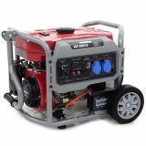 GeoTech Pro GGP 3500 ES - Benzin-Stromerzeuger mit Rädern und AVR-Regelung 3 kW - Dauerleistung 2.8 kW - 230V