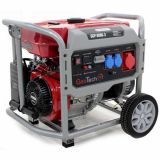 GeoTech Pro GGP 8000-3 - Benzin-Stromerzeuger mit Rädern und AVR-Regelung 6.5 kW - Dauerleistung 6 kW - 400V