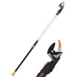 Fiskars UPX86 - Profi-Teleskop-Schneidgiraffe für den Baumschnitt - Schaft 240/400m - Ø 32mm