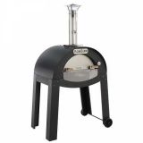 AgriEuro Mini Cibus - Four à bois pour pizza d'extérieur 70x50 - Capacité de cuisson : 2 pizzas