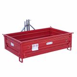 Benne 3 points pour tracteur GeoTech TRP 180 - Basculante - 3 ridelles amovibles