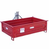 Cajón de transporte para tractor GeoTech TRP 200 - basculante - 3 laterales abatibles