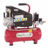 GeoTech AC9-8-15 - Compresor eléctrico compacto portátil - Motor 1.5 HP - 9 l aire comprimido