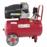 GeoTech AC50-10-30VC - Compresor de aire eléctrico 50 l aire comprimido - motor 3 HP