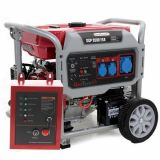 GeoTech PRO GGP 9500 ESA -Benzin-Stromerzeuger mit Rädern - AVR-Regelung - Elektrostarter 7.9 kW - Dauerleistung 7.55 kW - 230V + ATS