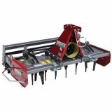 Herse rotative légère RF150 -  largeur de travail 150 cm -14  lames série légère - Rouleau à cage