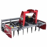 Grada rotativa RH150 - ancho de trabajo 150 cm - 14 cuchillas. Serie media - Rodillo de jaula