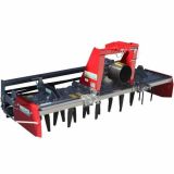 Grada rotativa RH210 - ancho de trabajo 210 cm - 20 cuchillas. Serie media - Rodillo de jaula