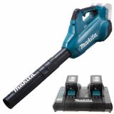 Souffleur électrique à batterie Makita DUB362Z - avec 2 batteries au lithium 18v 5ah - corps mécanique