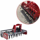 Erpice rotante RM200 - Larghezza di lavoro 200 cm - 18 lame - Serie pesante con rullo a spuntoni