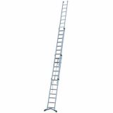Facal Super Prima, 12+13+13 gradini, 9.90 mt - Scala in alluminio con fune