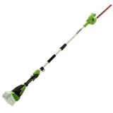 Taille-haie sur perche de rallonge télescopique électrique orientable Greenworks G40PHA  - SANS BATTERIE ET CHARGEUR DE BATTERIE