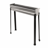 Seven Italy BBQ-60 INOX - Grille pour brochettes à charbon - 60x14 cm