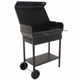 Seven Italy Doriano - Barbecue à charbon en fer artisanal - 67,5x37 cm