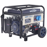 BullMach AMBRA 12000 E - Benzin-Stromerzeuger mit Rädern und AVR-Regelung - 8.5 kW - Dauerleistung 7.8 kW - 230V