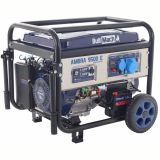 BullMach AMBRA 9500 E - Benzin-Stromerzeuger mit Rädern mit AVR-Regelung 7.5 kW - Dauerleistung 7 kW - 230V