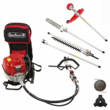 GeoTech GT-4 36 BP - Decespugliatore a scoppio multifunzione a zaino a benzina 4 tempi