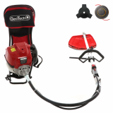 GeoTech GT-4 36 BP - Débroussailleuse thermique à dos avec moteur à essence 4 temps