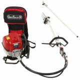 Podadora de gasolina 4 tiempos con mochila GeoTech GT-4 36 BP con pértiga - 36 cc