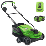 Greenworks GD40SC38II - Escarificador de batería - 40 V - 4 Ah