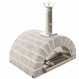 Horno de leña para pizza para exterior Family Stone Grigio - 4 pizzas