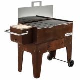 Top Line Rodeo B030 - Barbecue à bois et charbon en corten