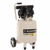 BlackStone V-SBC50-10 - Compresseur d'air silencieux oilless - Moteur 1 CV - 50 L Vertical