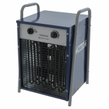 BullMach BM-EFH 15H - Generador de aire caliente trifásico con ventilador - 15 kW