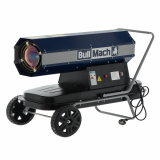 BullMach BM-DDH 30 - Generador de aire caliente diésel - De combustión directa - De ruedas - 30 kW