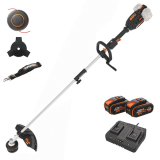 Worx NITRO WG186E - Desbrozadora multifunción de batería - 40V - 4Ah