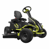 Minirider cortacésped de batería Ryobi RM480E - corte mulching - salida lateral - 4x12V de plomo líquido