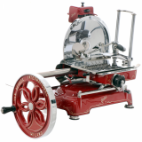 BERKEL B114 - Cortadora de fiambre de volante - Cuchilla de acero al cromo de 320 mm - Roja