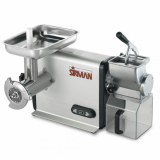 Sirman TCG 22 Dakota - Hachoir à viande électrique - Râpe intégrée - en aluminium et acier inox