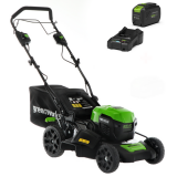 PROMO Tondeuse tractée à batterie Greenworks GD48LM46SP 48V - 46 cm - BATTERIE SUPPLÉMENTAIRE OFFERTE