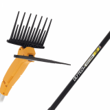 Abbacchiatore elettrico a batteria Volpi Olytech Dualcomb 13 (200-290 cm) asta telescopica