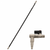 Asta di prolunga pneumatica Agrieuro 200 cm per compressore - Asta fissa 200 cm