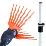 TecnoVIR Olivir - Vareador de aceitunas eléctrico de batería 185-330 cm - pértiga telescópica en aluminio