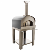 Seven Italy Persefone Antracite - Horno de leña de exterior con carro