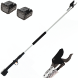 Volpi KV151 - Tijeras de poda eléctricas con pértiga - 2x 21.6V 4Ah