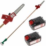 Podadora de batería con pértiga telescópica Sbaraglia ARES-22 - 2 baterías de  5.2 Ah/21 V