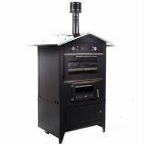 Rossofuoco Sedicinoni 80 Black - Horno de leña de exterior