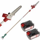 Sbaraglia ARES-22 - Potatore a batteria su asta telescopica - 2 Batterie da 5.2 Ah/21V