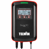 Telwin Doctor Charge 50 - Chargeur de batterie, mainteneur de puissance, testeur électronique - batteries de 6/12/24V