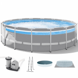 Intex Prisma Frame Clearview 26730NP - Piscina Redonda