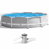Intex Prisma Frame 26702NP - Piscina Redonda + Bomba de filtro