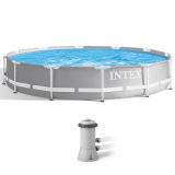Intex Prisma Frame 26712NP - Piscina Redonda + Bomba de filtro